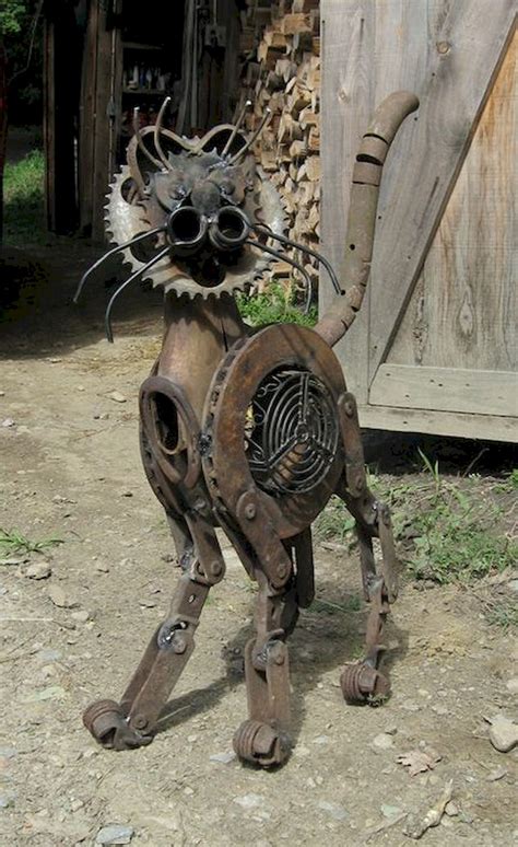 How to make garden art from junk. 60 Unique DIY Garden Art From Junk Design Ideas (58 ...