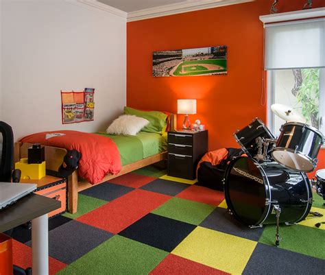 Maybe you would like to learn more about one of these? Colorful, functional boy's bedroom. | Boys bedroom modern ...