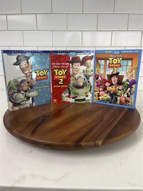 Toy Story Trilogy Complete Blu Ray Dvd Collection Toy Story 1 2 3