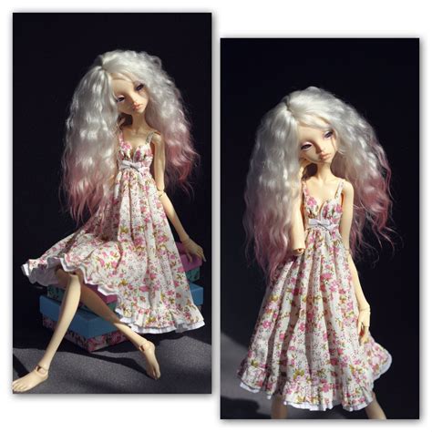 Floral Dress For 14 Bjd Doll Chateau Kid K 7k 11 Body Etsy Floral