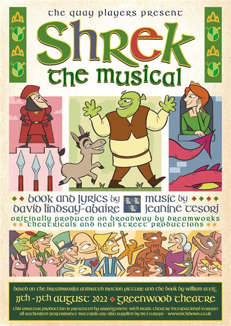 Shrek The Musical The Quay Players Musical Theatre