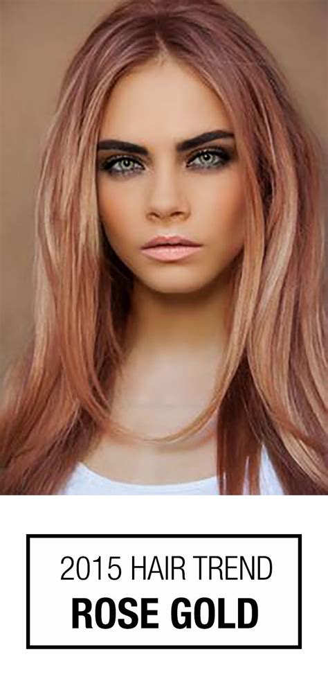 Stylish Blonde Introducing Rose Gold Hair Color