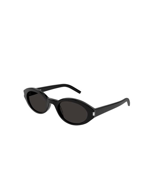 saint laurent oval sunglasses sl 567 001 black la boutique eyewear