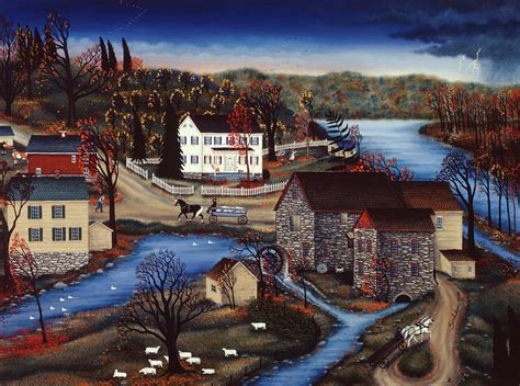 Charles Mill Painting By Kathy Jakobsen Pixels