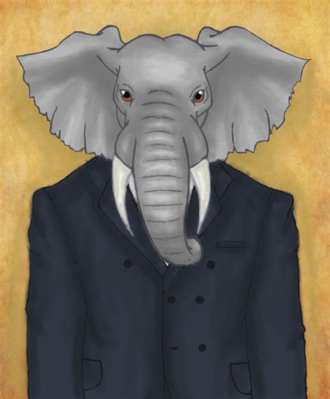 Elephant In Suit By Morwint On Deviantart