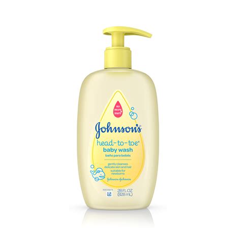 Baby shampoo stops the tears; Johnson & Johnson Johnsons Baby Head To Toe Wash 28z ...