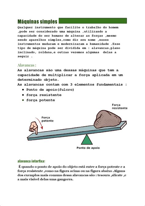 Mapa Mental Maquinas Simples