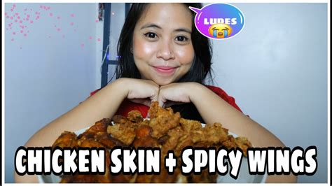 Asmr Chicken Skin And Chicken Wings Youtube