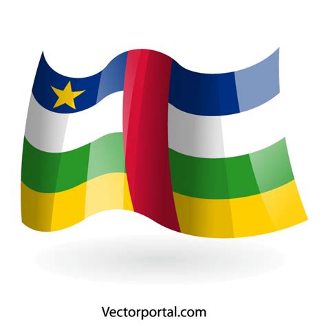 Central African Republic National Flag Royalty Free Stock Svg Vector