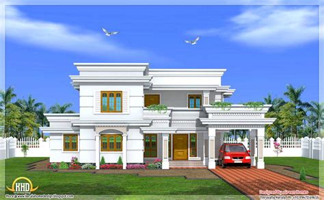 Modern Two Story Bedroom House Kerala Home Design Home Plans