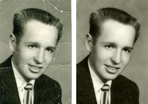 Usually the deleted areas are small. Photo Restoration | Larsen Digital