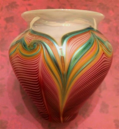 Elaborate Pulled Feather Vase By Zellique Collectors Weekly