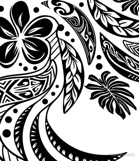 Polynesian Tribal Black And White Mini Skirt By Sunnthreads Polynesian Art Tribal Pattern