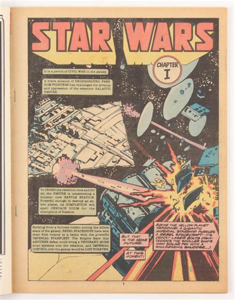 1977 Star Wars Issue 1 Marvel Collectors Special Edition Comic Book