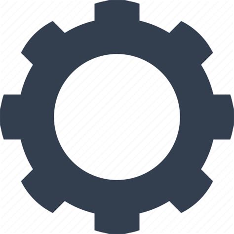 Gear Industry Machine Part Service Setting Icon