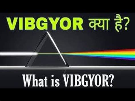 What Is VIBGYOR VIBGYOR Colours Wavelength And Frequency Dynamic GS By Balbir Sir YouTube