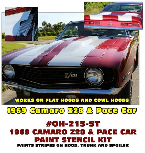 Ge Qh 215 St 1969 Chevy Camaro Z28 And Pace Car Complete Paint