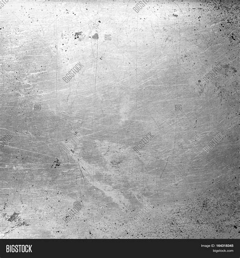 Grunge Aged Grey Metal Texture Old Stainless Steel Background With