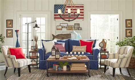 Pin By Beth Pozzini Putz On 4th Of July Americana Living Rooms