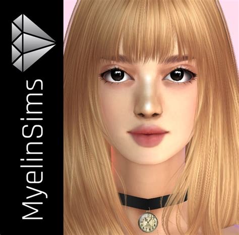 Myelinsims — 🌸lisa Blackpink Youtube🌸the Sims 4 Create A Sim