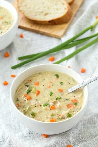 Made with tender rotisserie chicken, chunky vegetables, cream, and wild rice, this soup is the epitome of comfort food. Copycat Panera Chicken and Wild Rice Soup - Gal on a Mission