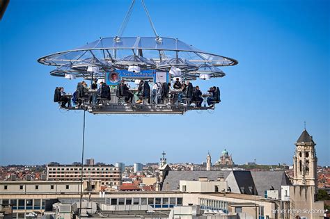 Dinner In The Sky Pop Up Aerial Restaurant Returns To Brussels The