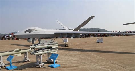 China Firing Test With Wing Loong Ii Uav Unmanned Aerial Vehicle Male