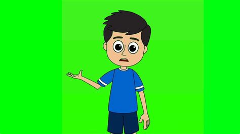 Male teacher green screen animation. Green Screen Cartoon Actor. Animation Cartoon Character ...