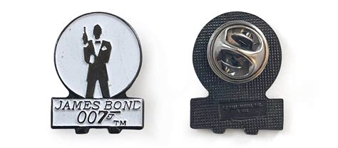 James Bond 007 Badges Pins Stickers Lone Star Trio