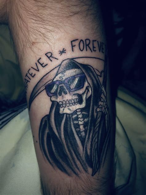 Got This Dope Grim Reaper Tat At Small Town Tattoos Last Night Rtattoo