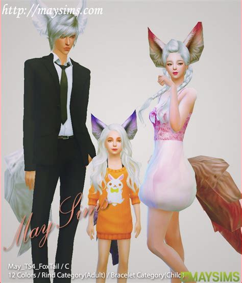 Foxtail And Ears Sims 4 Accessories