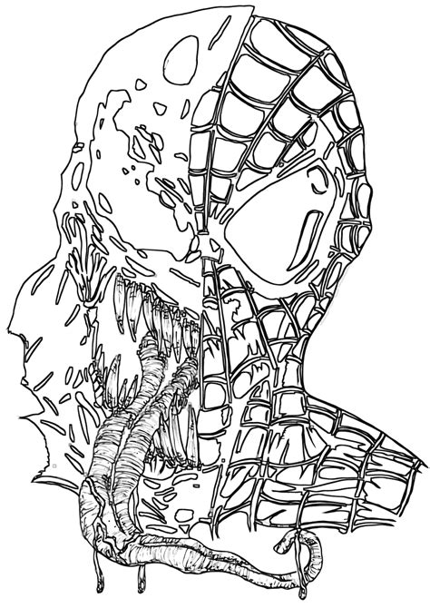 Venom Coloring Pages