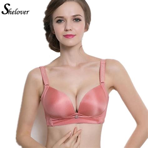Wholesale Shelover Female Underwear Plus Size Push Up Bra Sexy Lace Bra Intimate Brassiere Thin