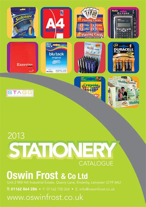 Stagg Stationery Catalogue 2013 Of By Stagg Distributors Issuu