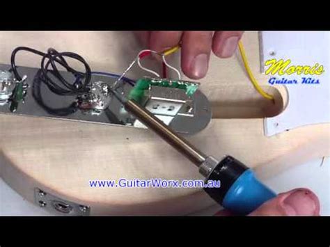 Custom 3 way fender telecaster tele control plate wiring harness upgrade kit. Wiring a Fender Telecaster style Guitar Kit - www.GuitarCentre.store - Guitar Kits - YouTube