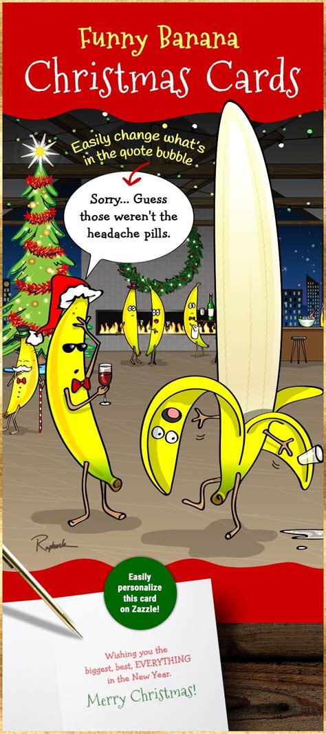 $1.60 sale $0.80 & up. Pin on Funny Banana Christmas Cards, Gifts and Other Fun Holiday Greetings