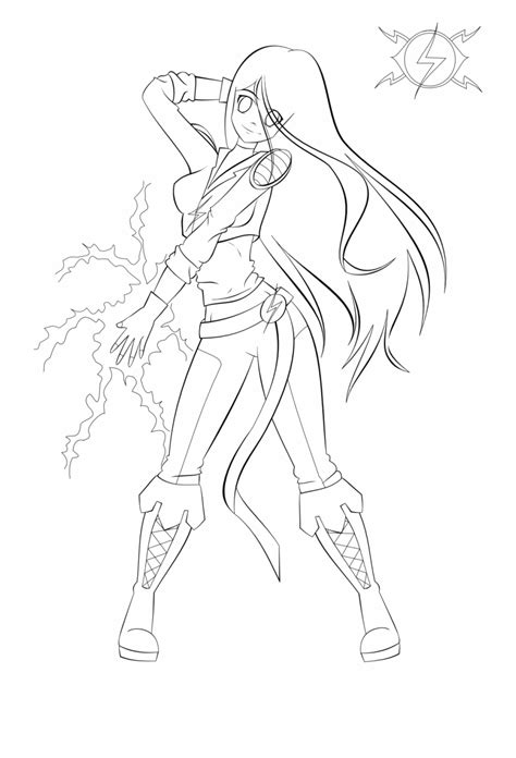 Anime & manga coloring pages. Easy Coloring Pages For Girls Coloring Page - Female Anime ...