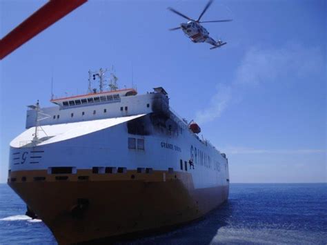 Grimaldi Car Carrier Catches Fire In Balearic Sea Baird Maritime