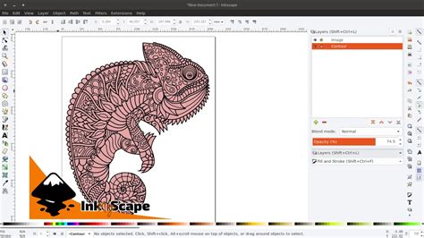 Inkscape Creating An Outline Youtube