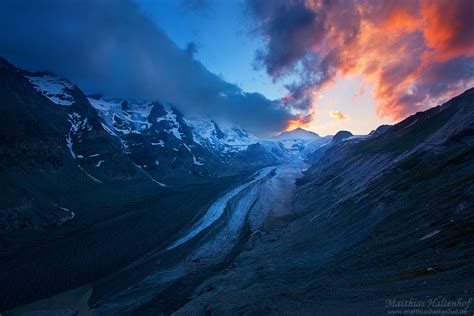 Glacier Sunset By Matthiashaltenhof On Deviantart