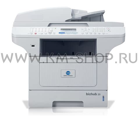 The bizhub 20 all in one printer scanner copier fax is all about business. Konica Minolta bizhub 20