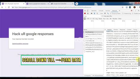When you use formulas in a column next to the sheet. Google Form Responses- Hack 2019 - YouTube