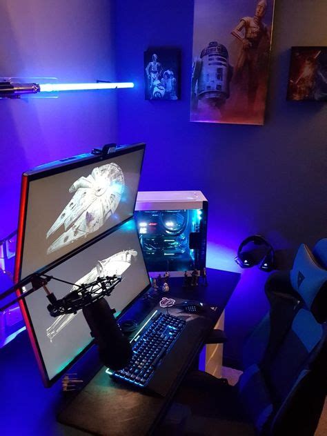 Starwars Lightsaber Darthvader Theforce Jedi Geeks Setup Gaming