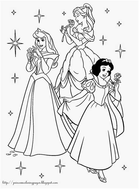 The children will love colouring in the details on this pretty colouring page. PRINCESS COLORING PAGES