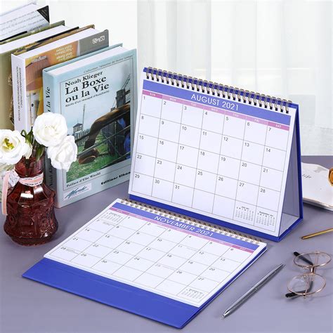 Buy 2022 Desk Calendar Standing Flip 2022 Desktop Calendar With Thick