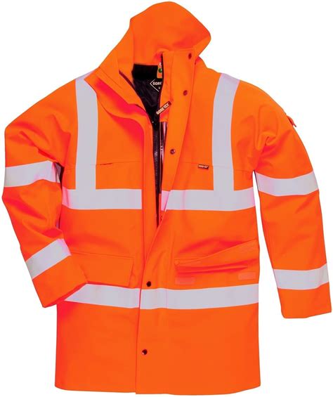 Gore Tex High Visibility Parka Jacket Coat Waterproof Hi Vis Work