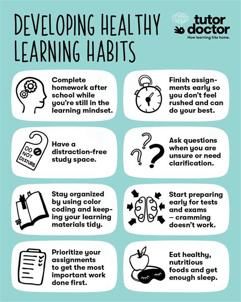 Developing Healthy Learning Habits Learning Habits Life Skills Kids