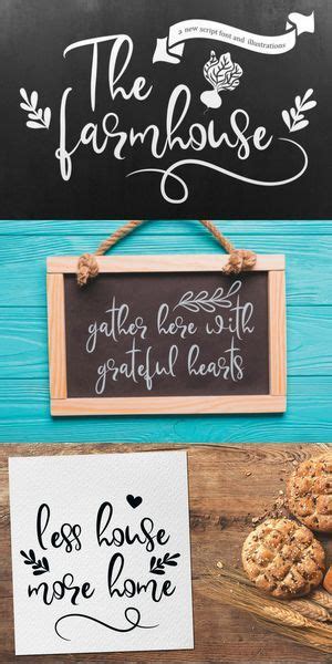 While my home doesn't necessarily have that popular farmhouse style, i do enjoy working with this style in the print and graphic capacity. Love this adorable farmhouse font for Cricut projects! The ...