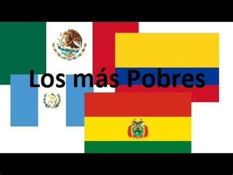 Top 10 Los Países mas Pobres de America Latina - YouTube
