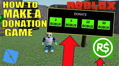How To Make A Donation Game In Roblox Roblox Studio Part 1 Youtube